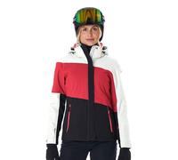 killtec Femme Veste de ski/fonctionnelle avec capuche amovible et jupe pare-neige KSW 67 WMN SKI JCKT, modern red, 46, 41961-000
