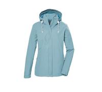 killtec Femme Veste fonctionnelle imperméable/d'extérieur avec capuche amovible KOS 61 WMN JCKT, hell ocean, 48, 42858-000
