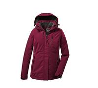 killtec Femme Veste fonctionnelle/veste d'hiver avec capuche amovible KOW 140 WMN JCKT, dark raspberry, 38, 37411-000