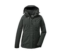 killtec Femme Veste fonctionnelle/veste d'hiver avec capuche amovible KOW 140 WMN JCKT, dark tealgreen, 44, 37411-000