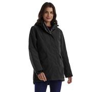 killtec Femme Veste fonctionnelle/veste outdoor imperméable avec capuche amovible Damen Jacke, schwarz, 46, 43285-000