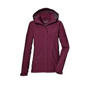 killtec Femme Veste fonctionnelle/veste outdoor imperméable avec capuche amovible KOS 51 WMN JCKT, beaujolais, 38, 42805-000