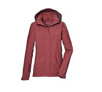 killtec Femme Veste fonctionnelle/veste outdoor imperméable avec capuche amovible KOS 51 WMN JCKT, hell sienna rot, 46, 42805-000
