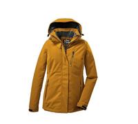 Killtec Femme Veste Imperméable/fonctionnelle avec capuche zippée KOW 140 WMN JCKT, dunkelsenf, 50, 37411-000