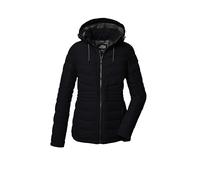 killtec Femme Veste matelassée avec capuche amovible/veste fonctionnelle est hydrofuge KOW 10 WMN QLTD JCKT, schwarz, 48, 41807-000