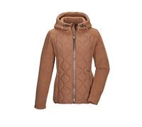 killtec Femme Veste polaire/hybride avec capuche KSW 108 WMN FLC JCKT, toffee, 38, 43613-000