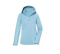 killtec Femme Veste softshell/outdoor avec capuche KOS 102 WMN SFTSHLL JCKT, eisblau, 34, 42804-000