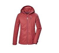 killtec Femme Veste softshell/veste outdoor avec capuche amovible KOS 121 WMN SFTSHLL JCKT GRPHIC, hell sienna rot, 38, 42852-000