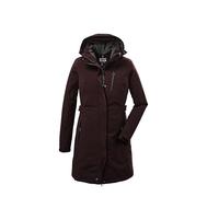 killtec Femme womens Parka fonctionnelle avec capuche zippée KOW 165 WMN PRK KOW 165 WMN PRK, dunkelweinrot, 46, 37726-000, dark wine red