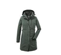 killtec Femme womens Parka fonctionnelle avec capuche zippée KOW 165 WMN PRK KOW 165 WMN PRK, grüngrau, 48, 37726-000, green-grey