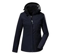 Killtec Femmes Veste fonctionnelle/veste d'extérieur avec capuche amovible KOS 133 WMN JCKT, dark navy, 34, 38383-000