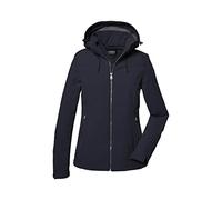 killtec Femmes Veste softshell/veste d'extérieur avec capuche amovible Damen Softshelljacke, dark navy, 46, 41113-000