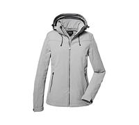 killtec Femmes Veste softshell/veste d'extérieur avec capuche amovible Damen Softshelljacke, gris, 38, 41113-000