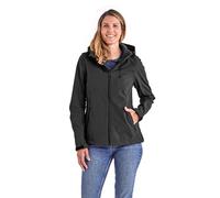 killtec Femmes Veste softshell/veste d'extérieur avec capuche amovible Damen Softshelljacke, noir, 46, 41113-000