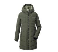 killtec Fille Kow 219 Grls Qltd Manteau Matelassé/fonctionnel En Aspect Duvet Avec Capuche, Dark Olive, 164 EU