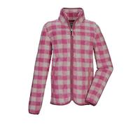 killtec Fille Kow 243 Grls Flc Jckt Veste Sherpa Polaire Avec Col Montant, Framboise, 128 EU