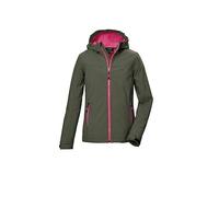 killtec Fille Kow 349 Grls Sftshll Jckt Veste Softshell/d'extérieur Avec Capuche, Moss, 176 EU