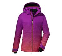 Killtec Fille Ksw 158 Grls Jckt Veste de ski veste fonctionnelle avec capuche et pare neige, neon pure orchid, 116 EU