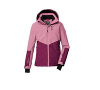 killtec Fille Ksw 207 Grls Jckt Veste De Ski/fonctionnelle Avec Capuche Et Jupe Pare-neige, Light Rose/dark Raspberrey, 128 EU
