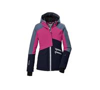killtec Fille Ksw 405 Grls Jckt Veste De Ski Fonctionnelle Avec Capuche Et Jupe Pare-neige, Dark Navy, 128 EU