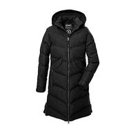 killtec Fille Le manteau matelassé à capuche est hydrofuge KOW 167 GRLS QLTD CT, black, 128, 40924-000