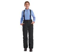 killtec Fille Pantalon de Ski avec Braguette Amovible et Protection des Bords Girls Skihose 242, Schwarz, 176, 43402-000