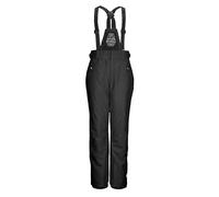 killtec Fille Pantalon de Ski/Fonctionnel avec bavette Amovible, Protection des Bords et Jupe Pare-Neige KSW 213 GRLS Ski PNTS, Schwarz, 128, 43650-000