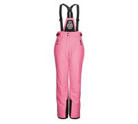killtec Fille Pantalon de Ski/Fonctionnel avec bavette Amovible, Protection des Bords et Jupe Pare-Neige KSW 213 GRLS Ski PNTS, Neon Pink, 140, 43650-000