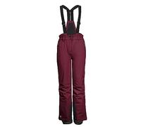 killtec Fille Pantalon de Ski/Pantalon Fonctionnel avec bavette, Protection des Bords et Pare-Neige KSW 152 GRLS Ski PNTS, Dark Raspberry, 152, 41188-000