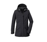 killtec Fille Parka softshell/parka avec capuche et ajustement à la taille KOS 120 GRLS SFTSHLL PRK, schwarz, 152, 44136-000
