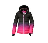 killtec Fille Veste de ski/Veste de ski matelassée avec capuche et jupe pare-neige KSW 330 GRLS SKI QLTD JCKT, pink, 128, 42469-000