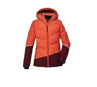 killtec Fille Veste de ski/veste matelassée avec capuche et jupe pare-neige KSW 178 GRLS SKI QLTD JCKT, coral, 176, 39900-000