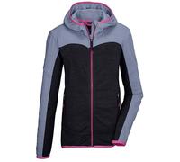 killtec Fille Veste en power stretch avec capuche KOS 167 GRLS FLX JCKT, jeansblau, 128, 42980-000