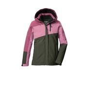killtec Fille Veste fonctionnelle/d'extérieur avec capuche et jupe pare-neige KOW 218 GRLS JCKT, dunkeloliv, 164, 43503-000