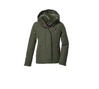 killtec Fille Veste fonctionnelle/d'extérieur avec capuche KOW 356 GRLS JCKT, moos, 128, 42148-000