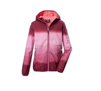 Killtec Fille Veste fonctionnelle/Veste de pluie imperméable avec capuche KOS 155 GRLS JCKT, dark rouge, 116, 44114-000