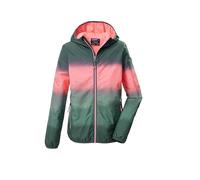 Killtec Fille Veste fonctionnelle/Veste de pluie imperméable avec capuche KOS 155 GRLS JCKT, dunkelgrün, 176, 44114-000