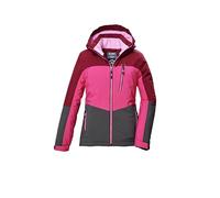 killtec Fille Veste fonctionnelle/veste outdoor avec capuche et jupe pare-neige KOW 354 GRLS JCKT, pink, 152, 42214-000