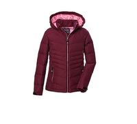 killtec Fille Veste matelassée à capuche KOW 166 GRLS QLTD JCKT, dark raspberry, 164, 40923-000