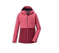 killtec Fille Veste softshell/veste outdoor avec capuche KOS 153 GRLS SFTSHLL JCKT, dunkelpink, 116, 44111-000