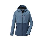 killtec Fille Veste softshell/veste outdoor avec capuche KOS 153 GRLS SFTSHLL JCKT, dunkles himmelblau, 152, 44111-000