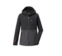 killtec Fille Veste softshell/veste outdoor avec capuche KOS 153 GRLS SFTSHLL JCKT, schwarz, 140, 44111-000