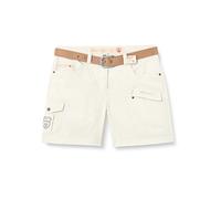 Killtec G.I.G.A DX Hira Casual Shorts mit Gürtel Femme Blanc Cassé FR : M (Taille Fabricant : 40)