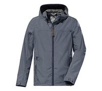 Killtec G.I.G.A DX Men's Veste softshell/veste d'extérieur à capuche - GS 9 MN SFTSHLL JCKT, steel-blue, XXL, 38213-000