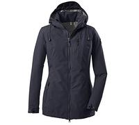 Killtec G.I.G.A DX Solena Casual Softshelljacke mit abzippbarer Kapuze, gebonded mit Interlock Femme Bleu Marine Foncée FR : XS (Taille Fabricant : 36)