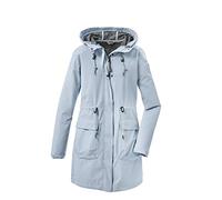 Killtec G.I.G.A DX Women's Parka softshell décontractée à capuche - GS 99 WMN SFTSHLL PRK, light blue, 38, 37955-000