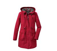 Killtec G.I.G.A DX Women's Parka softshell décontractée à capuche - GS 99 WMN SFTSHLL PRK, modern red, 40, 37955-000
