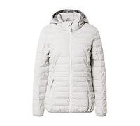 killtec G.I.G.A DX Women's Veste fonctionnelle décontractée à l'aspect duvet avec capuche amovible - Uyaka Stripe, light grey, 42, 34313-000