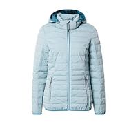 Killtec G.I.G.A DX Women's Veste fonctionnelle décontractée à l'aspect duvet avec capuche amovible - Uyaka Stripe, light petrol, 36, 34313-000