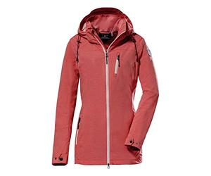 Killtec G.I.G.A DX Women's Veste fonctionnelle/ veste d'extérieur avec capuche amovible - GS 31 WMN JCKT, dark coral, 40, 38341-000